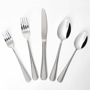 Silverware Set, EVOLUTION TODAYSHOME 20 Piece Stainless Steel Flatware, Service for 4 Cutlery Set Utensils, for Home Kitchen Restaurant, Include Knives Spoons Forks, Mirror Polished, Dishwasher Safe