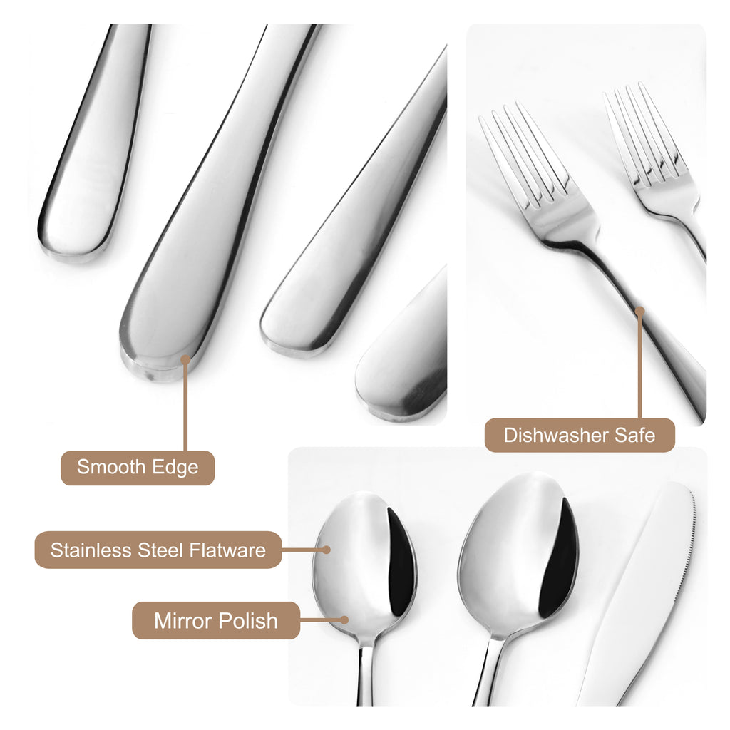 Silverware Set, 21st & Main 20 Piece Stainless Steel Flatware